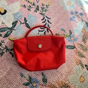 Longchamp Le Pliage mini pouch